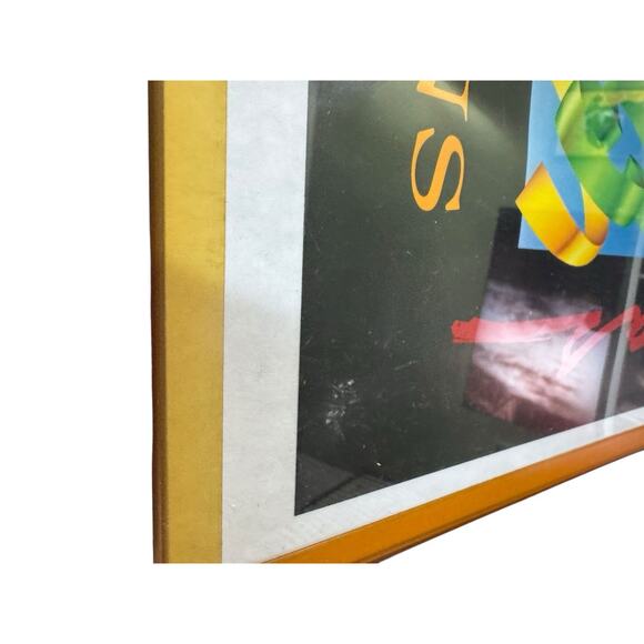 1993 Mardi Gras New Orleans Party Poster Signed Masks Attributed Frankie Flores - Picture 7 of 11